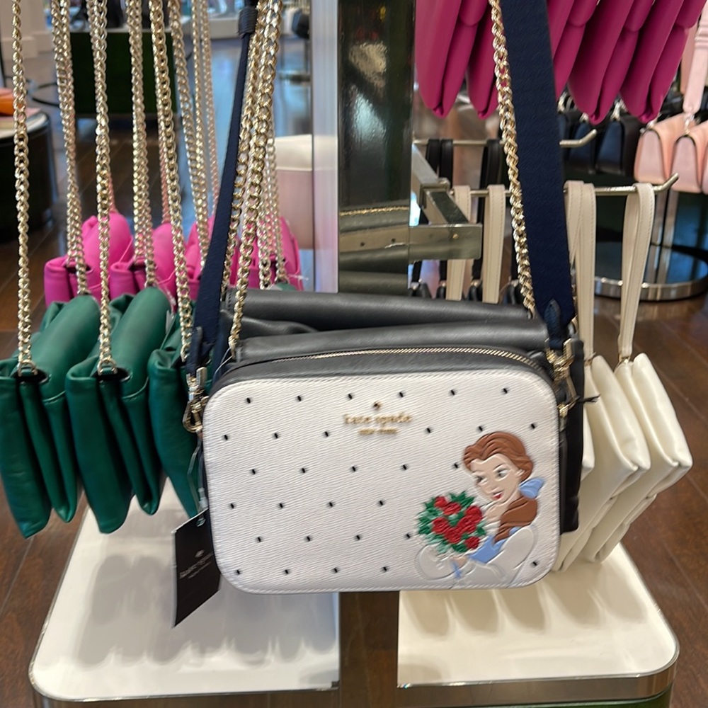 Disney X Kate Spade Beauty Mini Camera Crossbody Bag Cream Multi
 NWT - Picture 11 of 16